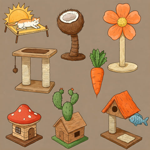 Cat Scratching Post, Cat Scratching Tree, Scratcher