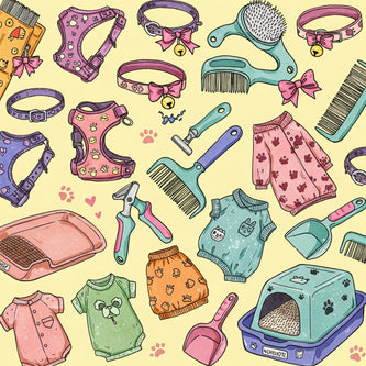 Cat Accessories, cat comb, cat litter scoop, cat collar