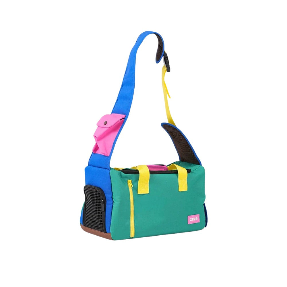 zeze outing bag compilation pet bag cat bag small dog pet bag crossbody shoulder bag breathable and portable to go out