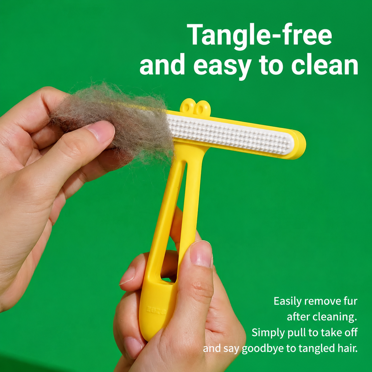Zeze 2-in-1 Pet Hair Remover & Clothes Epilator | Silicone Fur & Dust Cleaner for Cats and Dogs