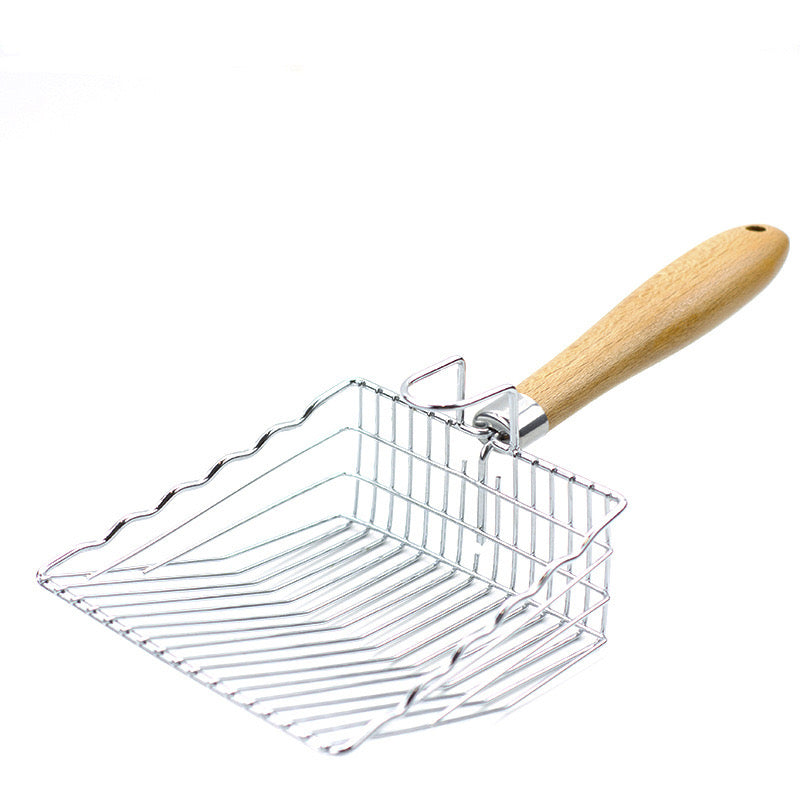 Elegant Stainless Steel Cat Litter Scoop