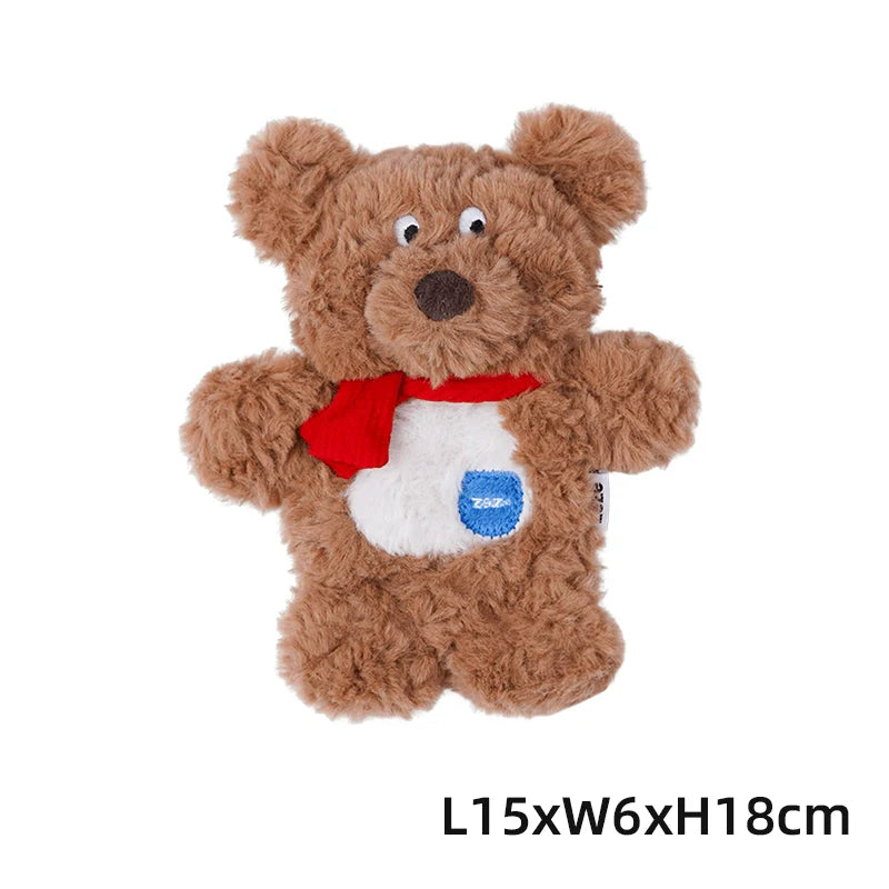 ZEZE dog toys grinding teeth and teeth cleaning, resistant to bite, rope knots, dog tug-of-war, consume energy, human pet interaction, de-boring chewing gum