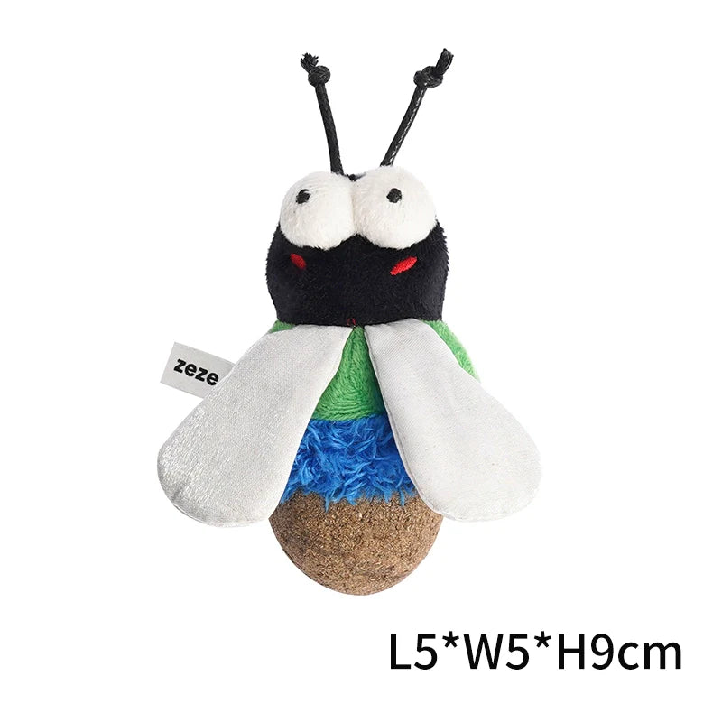 zeze cat toys wood heavenly smartweed mint ball teeth grinding teeth cleaning cat self-hi toyskitten teasing cat stick pet supplies