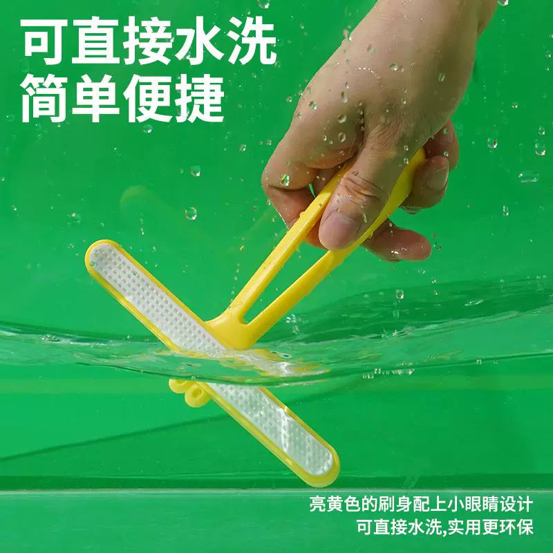 zeze cat hair dog hair cleaner dust removal double-sided silicone razor clothes epilator cat supplies span