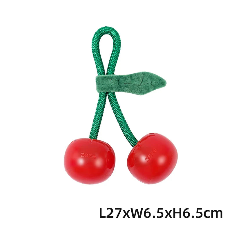 ZEZE dog toys grinding teeth and teeth cleaning, resistant to bite, rope knots, dog tug-of-war, consume energy, human pet interaction, de-boring chewing gum