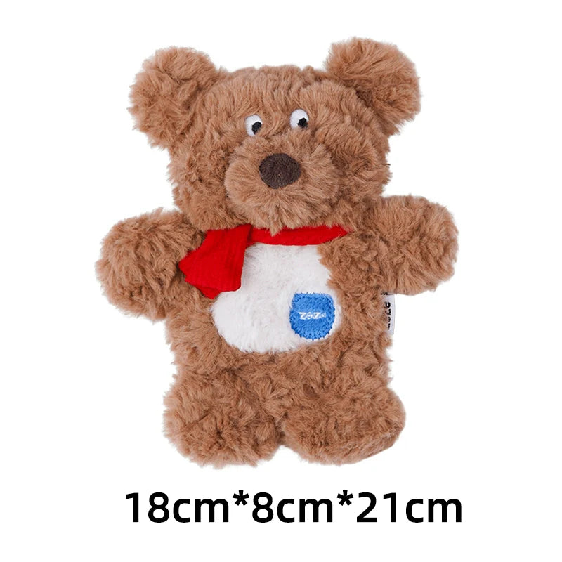 ZEZE dog toys grinding teeth and teeth cleaning, resistant to bite, rope knots, dog tug-of-war, consume energy, human pet interaction, de-boring chewing gum