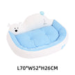 zeze2025 new pet cooling mat summer cooling ice nest dog ice cushion ice silk fabric cat sleeping mat