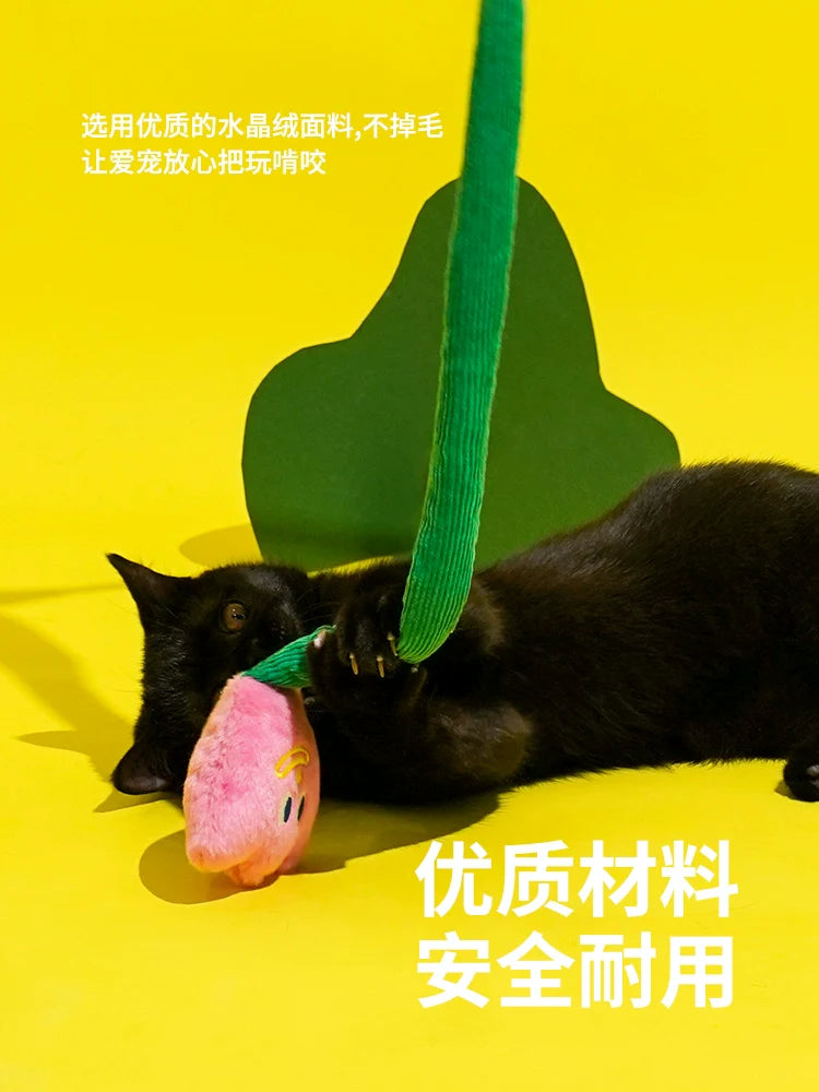 Zeze cat toy funny cat stick bite-resistant cat toy self-healing cat supplies Daquan wear-resistant plush toy