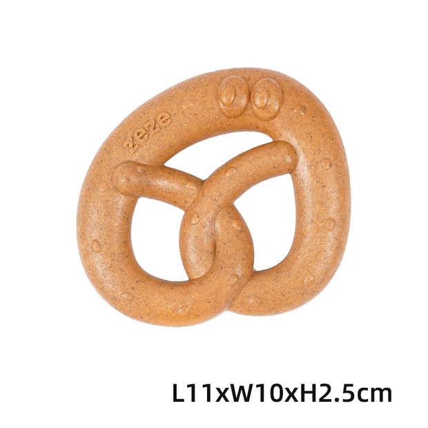 ZEZE dog toys grinding teeth and teeth cleaning, resistant to bite, rope knots, dog tug-of-war, consume energy, human pet interaction, de-boring chewing gum