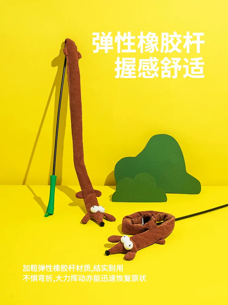 Zeze cat toy funny cat stick bite-resistant cat toy self-healing cat supplies Daquan wear-resistant plush toy