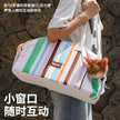 zeze outing bag compilation pet bag cat bag small dog pet bag crossbody shoulder bag breathable and portable to go out