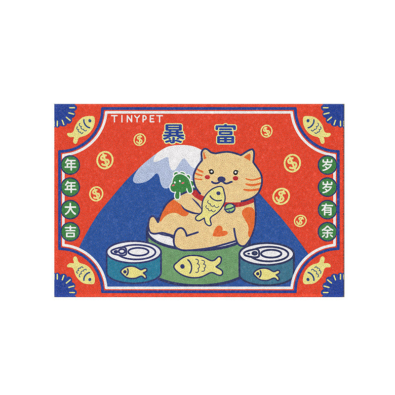 TINYPET Japanese x Chinese Style Cat Litter Mat Series