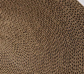 Cat Scratching Bed with Replaceable Cardboard and Catnip - Replaceable Cardboard for (Round Shaped) Cat Scratching Bed