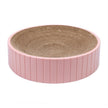 Cat Scratching Bed with Replaceable Cardboard and Catnip - Pink - Cat Scratching Board