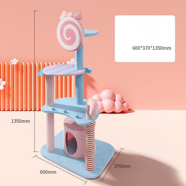 Colorful Candies Style Cat Tree Series - Large (60 x 37 x 135cm) - Cat Tree