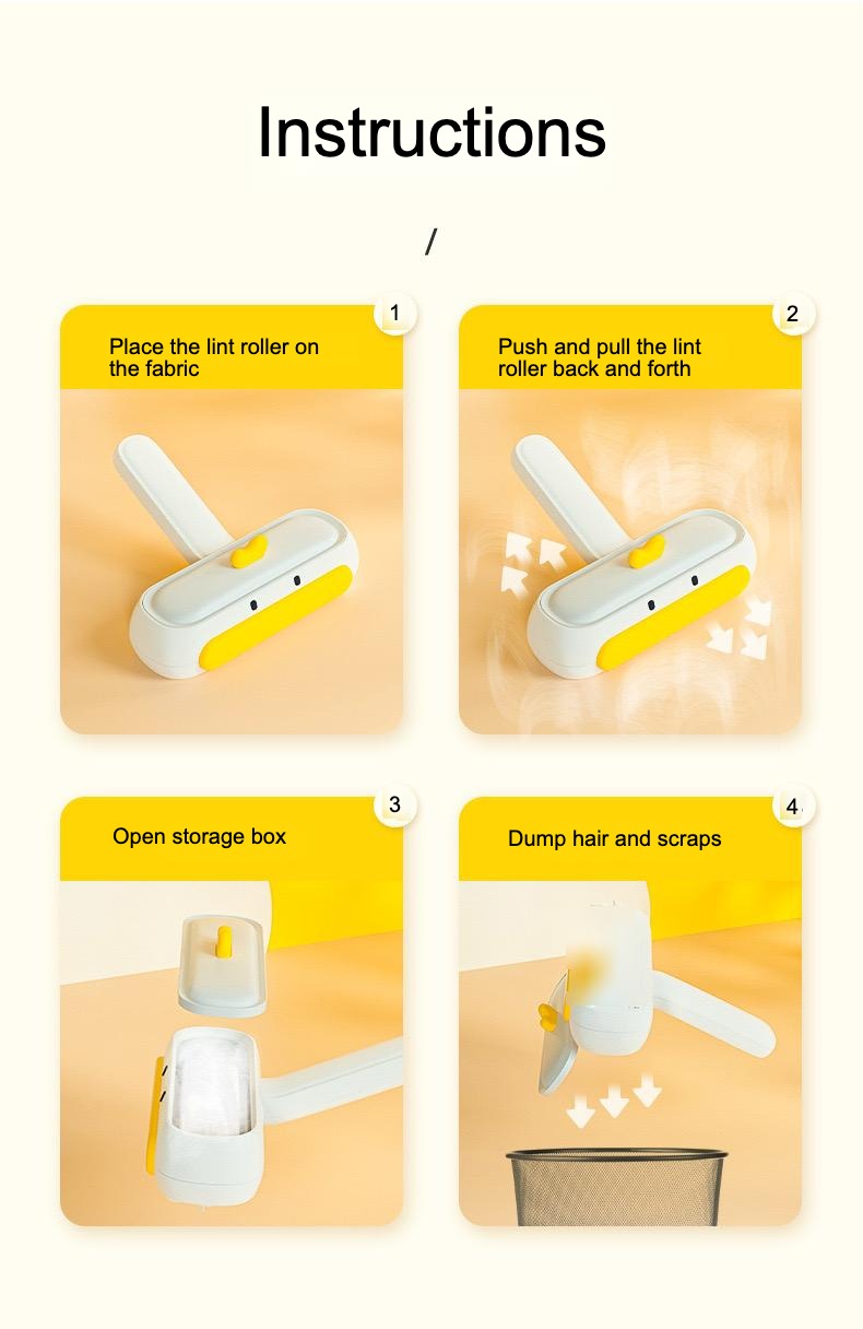 Ducky Pet Lint Roller - Cat Accessories