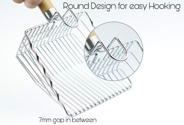 Elegant Stainless Steel Cat Litter Scoop - Cat Accessories