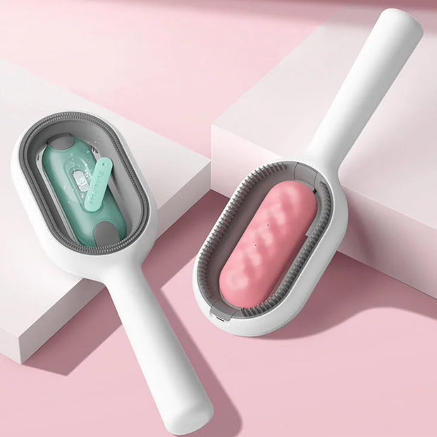 Pet Grooming Brush with Water Tank - Cat Accessories