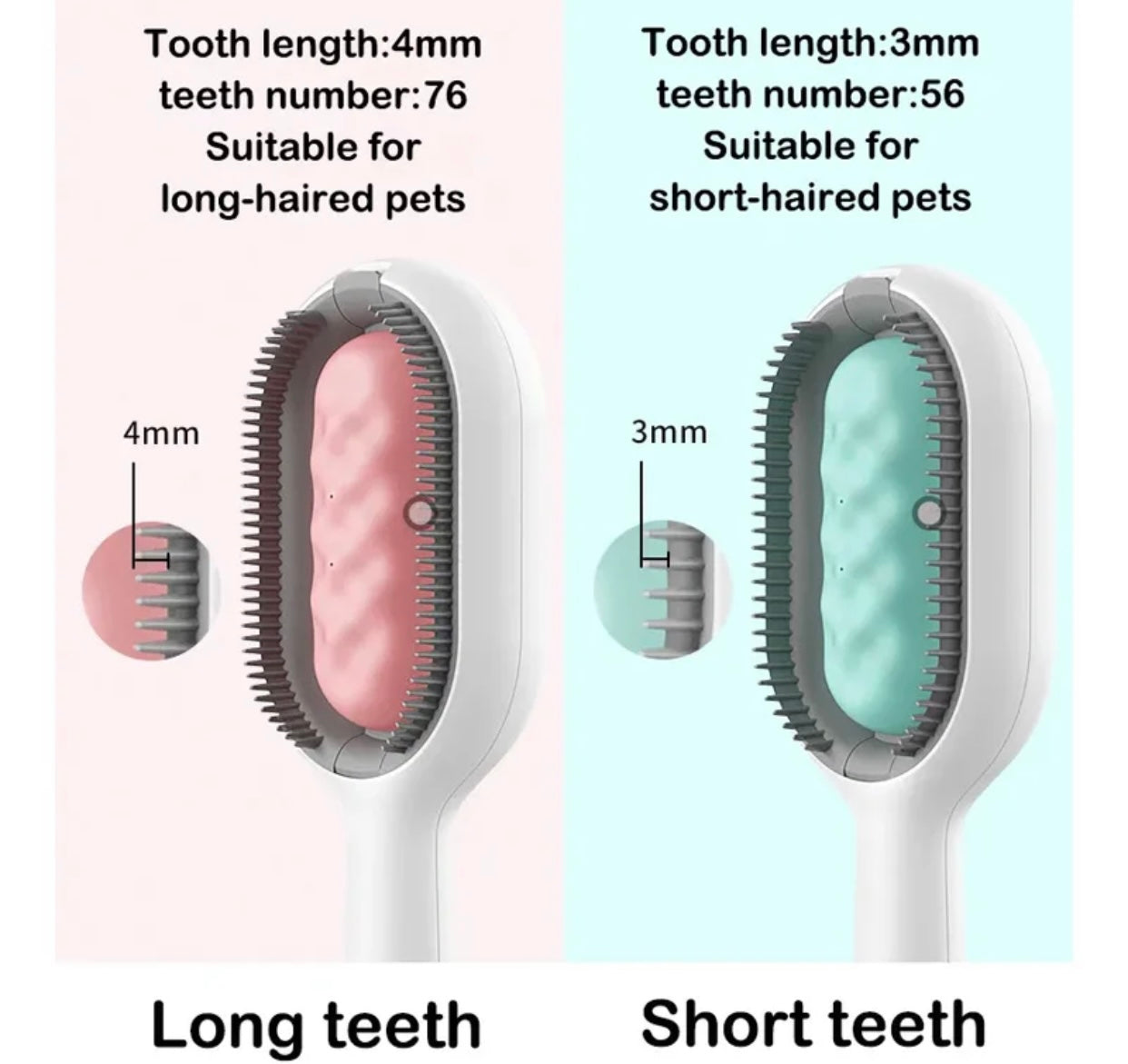 Pet Grooming Brush with Water Tank - Cat Accessories