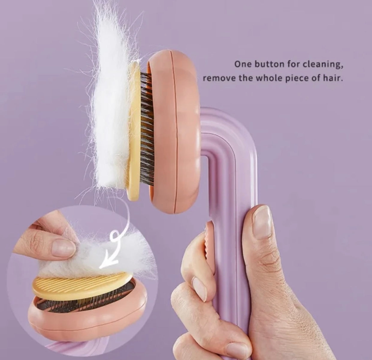 Pumpkin Grooming Comb/Brush - Cat Accessories