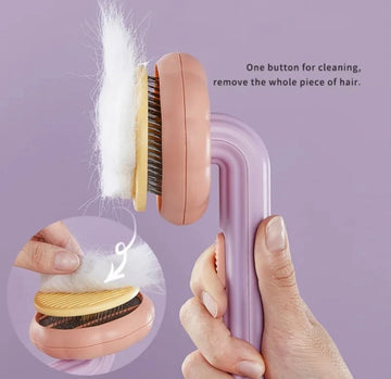 Pumpkin Grooming Comb/Brush - Cat Accessories