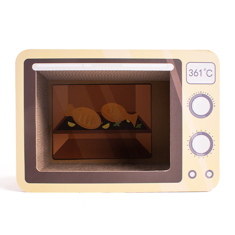 Scratching Board Double Decker Box - Oven - Cat Scratching Board