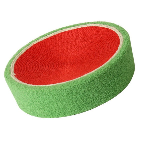 Sisal Hemp Knitted Oval Scratching Lounge Bed - Watermelon - Cat Scratching Board