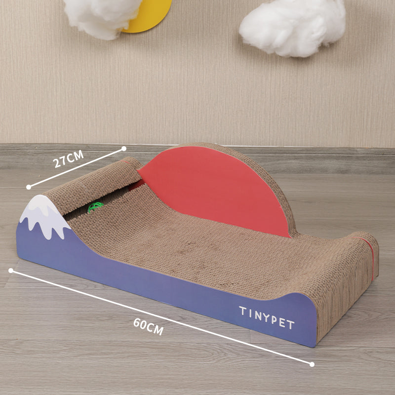 TINYPET Fuji Mountain Style Scratching Board - Cat Scratching Board