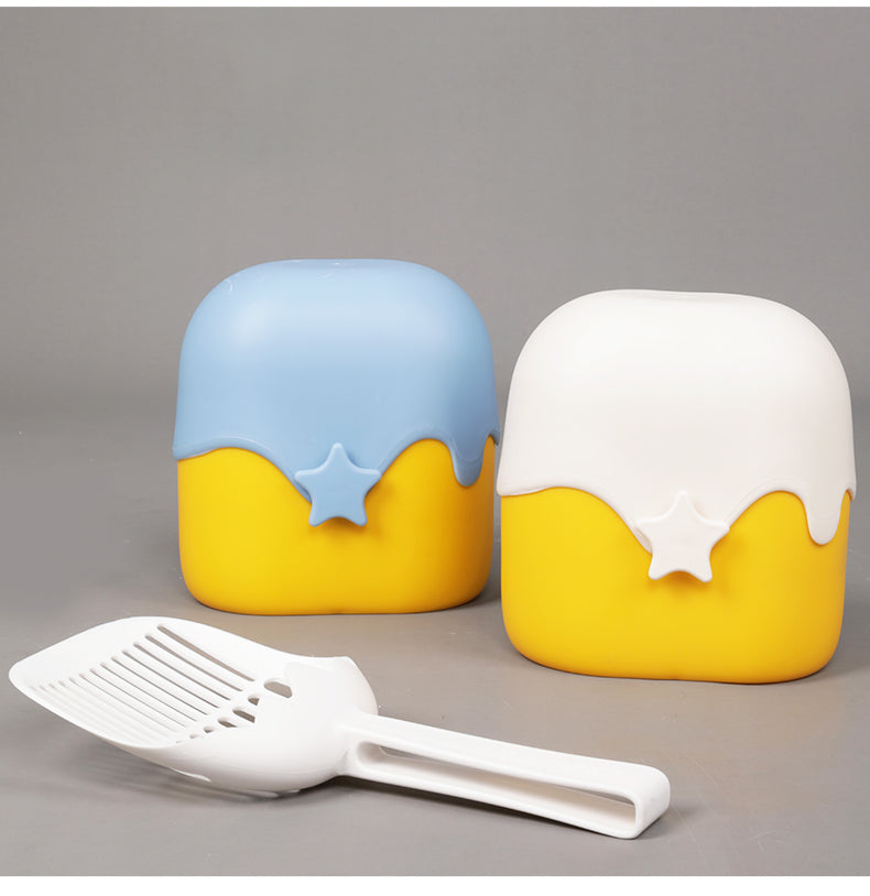 TINYPET Ice Cream Series Cat Litter Scoop - Minions Color Version - Cat Litter