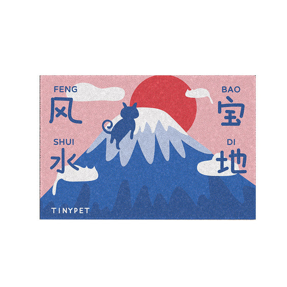 TINYPET Japanese x Chinese Style Cat Litter Mat Series - Getaway Paradise - Cat Litter