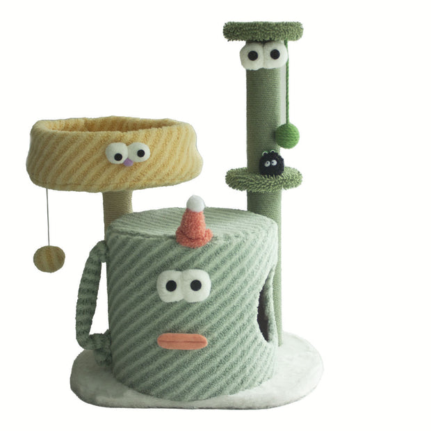 Uglily Scratching Post - Three Ugly Friends - Cat Scratching Post